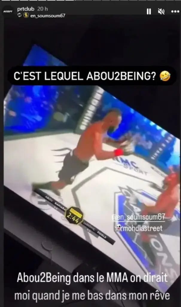 Booba s'en prend au combattant ivoirien