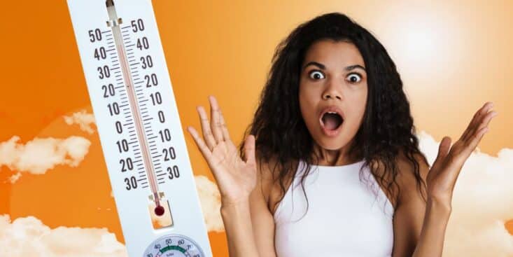 La météo complètement détraquée avec une hausse des températures de 25 degrés