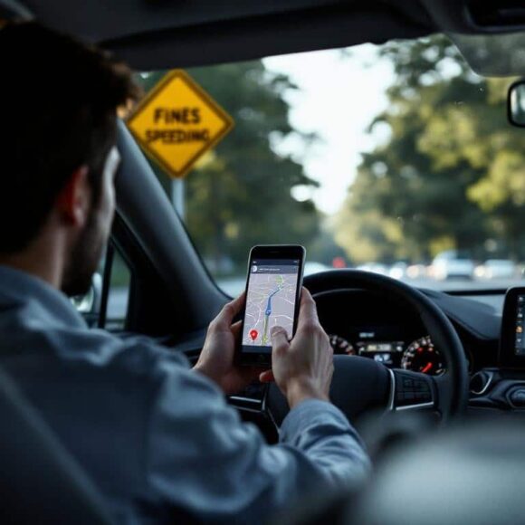 Attention à l'amende avec les applications de guidage GPS dans le viseur des autorités