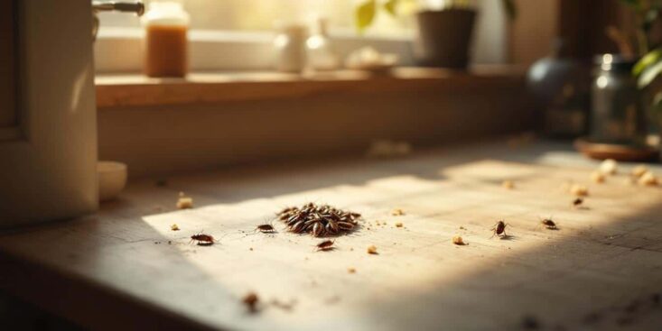 Cafards à la maison