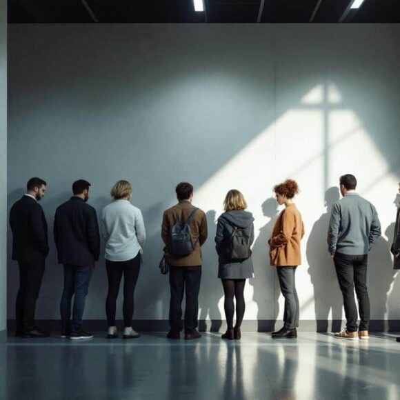 Longues files d'attente toilettes femmes