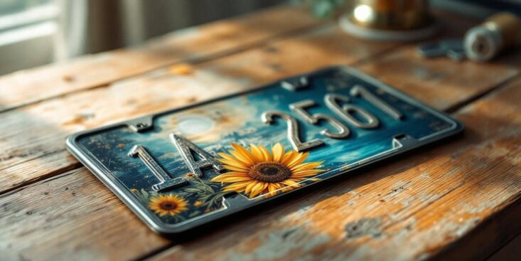 Personnalisation plaques d'immatriculation