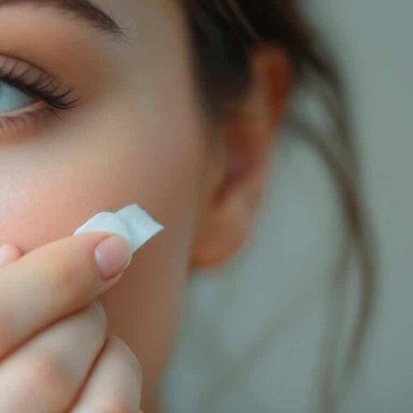 Retirer un poil sur le visage