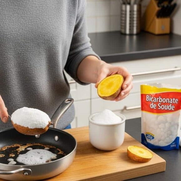 Soonnight.com -Marre des taches tenaces ? Bicarbonate et pomme de terre : l’astuce qui change tout en 5 minutes chez vous