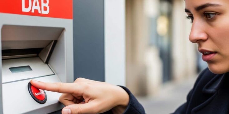 Soonnight.com -Distributeur bancaire: le bon bouton sur lequel appuyer pour récupérer une CB retenue