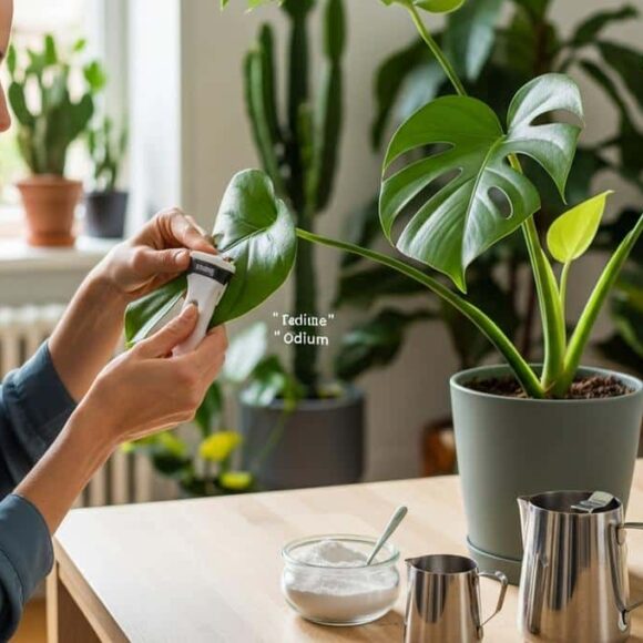 Soonnight.com -Plantes d’intérieur: le bicarbonate de soude nettoie les feuilles, éloigne les nuisibles et freine les champignons