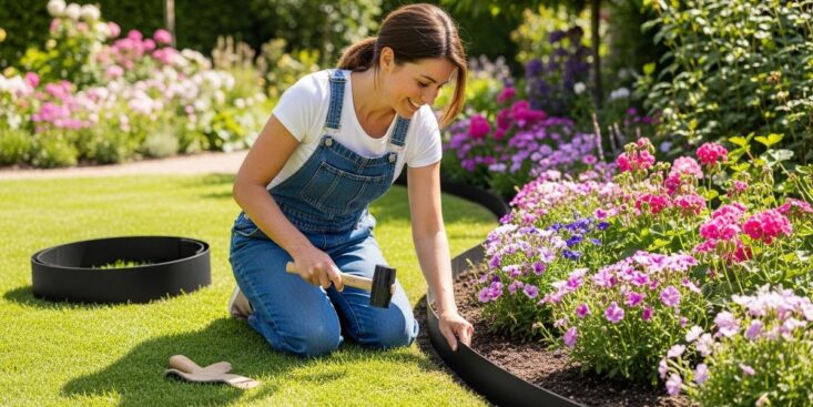 SoonNight - Lidl propose une bordure souple à 4,99 € : fini les bordures bancales au jardin