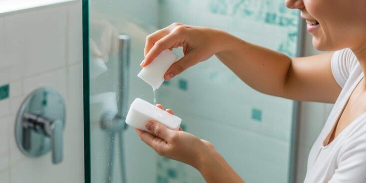 SoonNight - Action : ce produit naturel à 0,89 € nettoie la douche sans frotter, sans produits chimiques