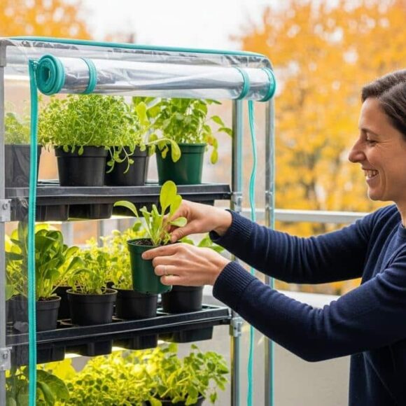 SoonNight - Cdiscount propose une serre de jardin à 65 € pour prolonger les récoltes cet automne