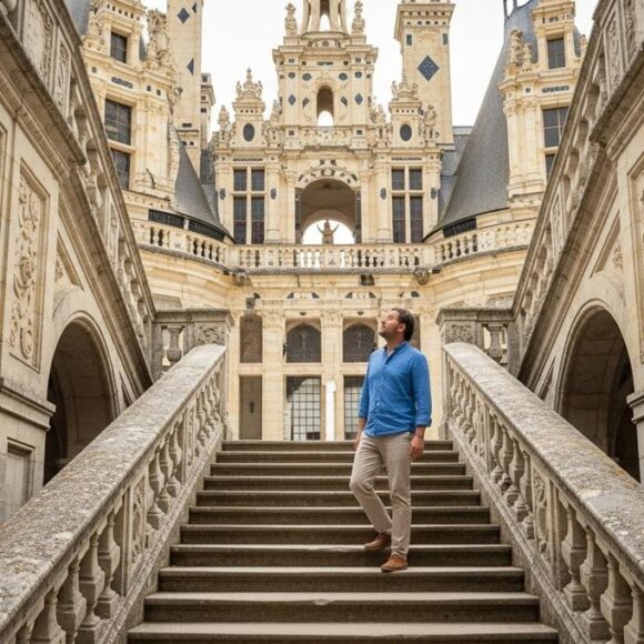 SoonNight - Château de Chambord: l’escalier à double révolution attribué à Léonard de Vinci intrigue depuis 1519 à 2 heures de Paris