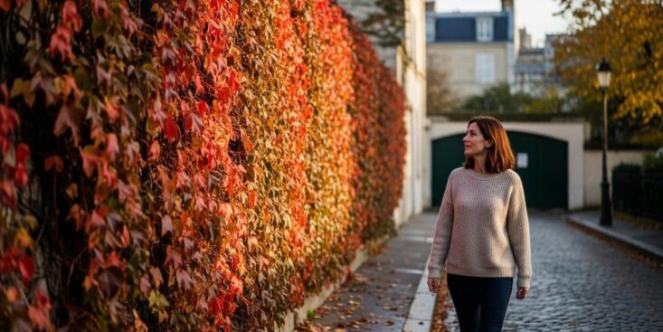 SoonNight - Mur de feuilles de Montmartre rue Saint-Vincent: la meilleure période pour l’admirer en octobre avant la chute des feuilles