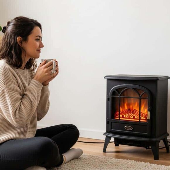 Lepointdujour.fr - Cheminée électrique à 50 € chez Lidl: charme rétro et vraie chaleur pour le salon