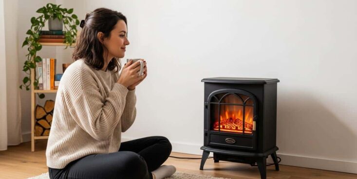 Lepointdujour.fr - Cheminée électrique à 50 € chez Lidl: charme rétro et vraie chaleur pour le salon