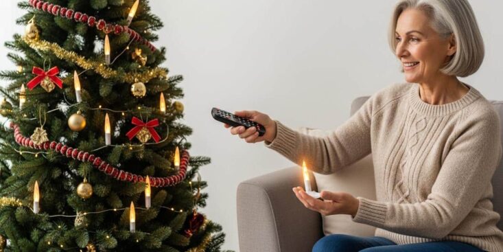 Lepointdujour.fr - Lidl sécurise le sapin de Noël avec une innovation qui remplace les bougies, sans danger
