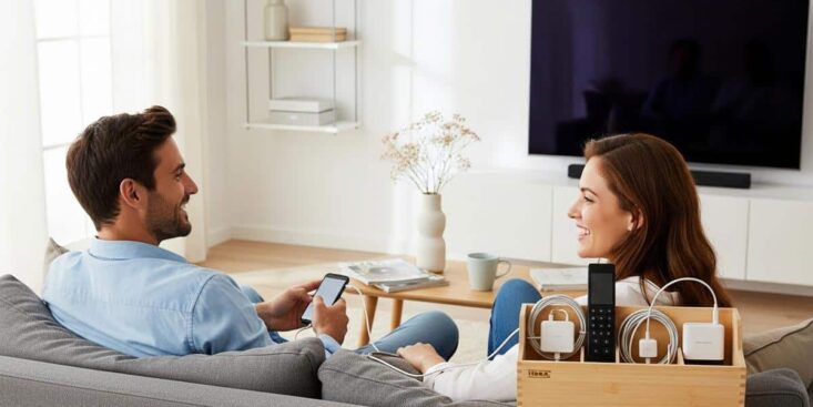 Lepointdujour.fr - Boîte IKEA minimaliste: la solution design qui organise vos câbles sans ruiner votre déco
