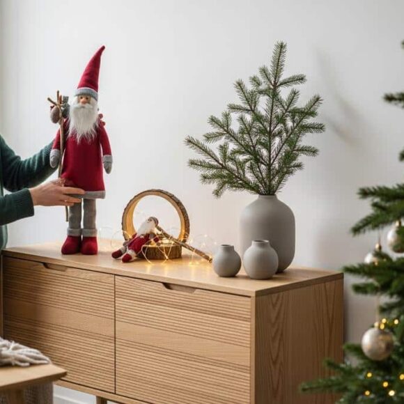 Lepointdujour.fr - Père Noël IKEA à prix mini se pose partout: étagère, table ou sous le sapin