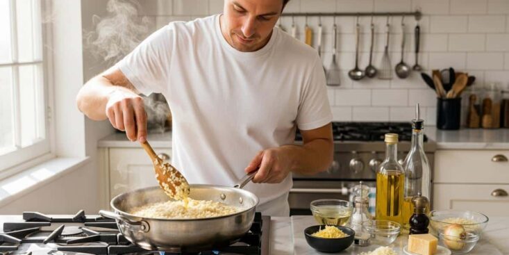 Lepointdujour.fr - Risotto crémeux: le chef italien Toni Muzi livre ses secrets pour le réussir à la perfection