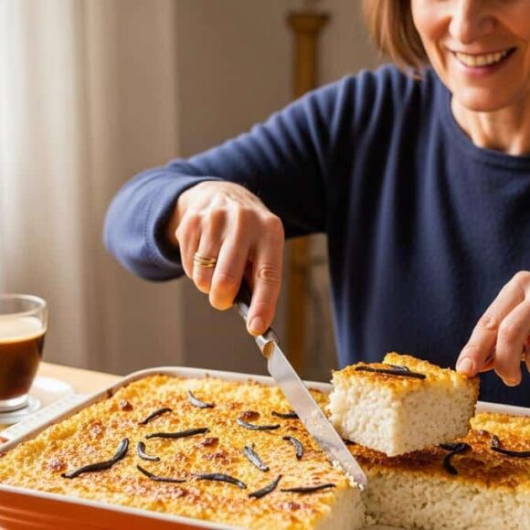 Lepointdujour.fr - Riz au lait au four: fondant, vanillé et caramélisé sur le dessus, il régale les amateurs de desserts cocooning