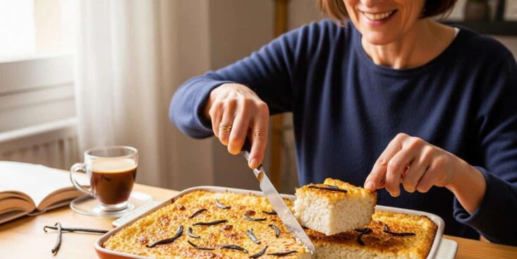 Lepointdujour.fr - Riz au lait au four: fondant, vanillé et caramélisé sur le dessus, il régale les amateurs de desserts cocooning