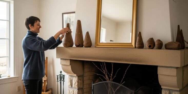 Lepointdujour.fr - Cheminée: 1 détail déco pour la sublimer cet hiver sans travaux ni gros budget