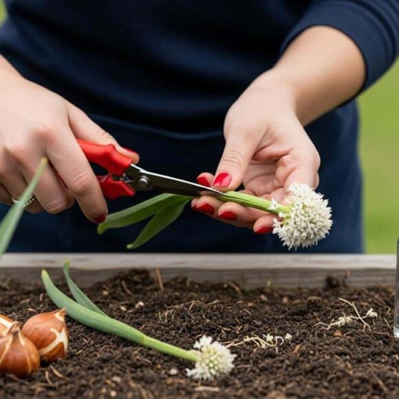 Soonnight - Ail : coupez la hampe florale au printemps pour des bulbes plus gros à la récolte