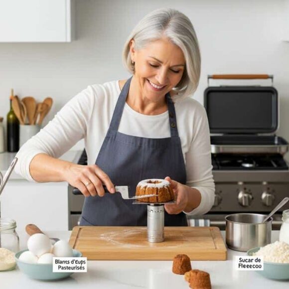 Soonnight - Recette de bûche de Noël sans gluten ni lactose: légère, sans beurre, prête en 25 min avec 4 ingrédients