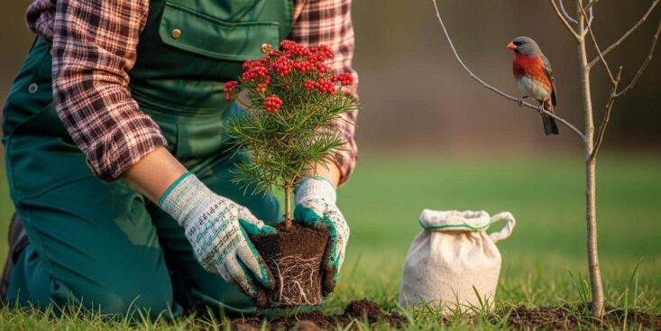 Soonnight - Plante aux baies rouges: plantez-la maintenant pour garder les rouges-gorges au jardin toute l’année