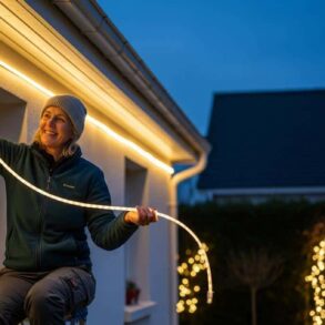 Soonnight - Rideau lumineux Leroy Merlin transforme la façade pour Noël 2025 en quelques minutes sans alourdir le budget